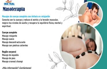 Servicio de masoterapia y terapias alternativas